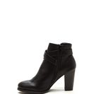 Incaltaminte Femei CheapChic Love Factory Faux Leather Chunky Booties Black