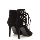 Incaltaminte Femei CheapChic Hole Heart Embellished Lace-up Booties Black