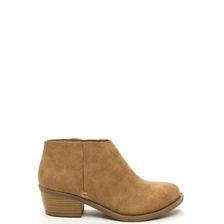 Incaltaminte Femei CheapChic Street Style Faux Leather Booties Dkcamel