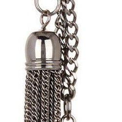 Natasha Accessories Fringe Knot Tassell Pendant Chain Necklace HEM