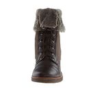 Incaltaminte Femei Diane Von Furstenberg Alexia Dark Mahagony Big Tumbled CalfFlint Taupe Calf Shearling