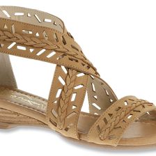 Hush Puppies Panache Ankle Strap Tan Nubuck