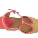 Incaltaminte Femei COACH Geneva Natural StrawBright Coral Semi Matte Calf