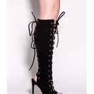 Incaltaminte Femei CheapChic Baby Got Front And Back Lace-up Boots Black