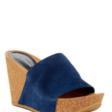 Incaltaminte Femei BCBGeneration Rollins Wedge Sandal DKBLUE 01