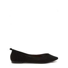 Incaltaminte Femei Forever21 Pointed Faux Suede Flats Black
