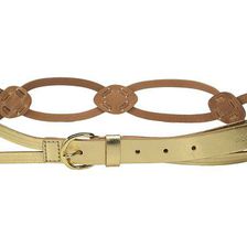 Accesorii Femei LAUREN Ralph Lauren Classics 1quot Skinny Braid Belt w C-Buckle Gold