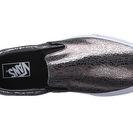 Incaltaminte Femei Vans Classic Slip-Ontrade (Cracked Metallic) GunmetalTrue White