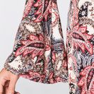 Rochie cu mâneci trompetă 