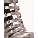 Incaltaminte Femei Forever21 Bold Heel-Less Wedges Gunmetal