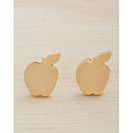 Bijuterii Femei Forever21 Half United Apple Studs Gold