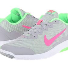 Incaltaminte Femei Nike Flex Experience Run 4 Wolf GreyVoltage GreenWhiteHyper Pink