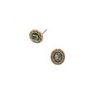 Bijuterii Femei Forever21 Faux Stone Etched Studs Antique goldmulti