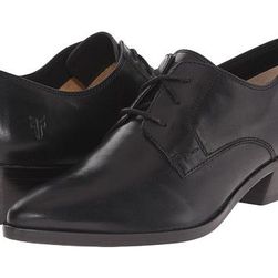 Incaltaminte Femei Frye Reese Oxford Black Smooth Oiled Veg