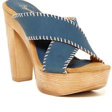 Seychelles Regency Platform Sandal BLUE