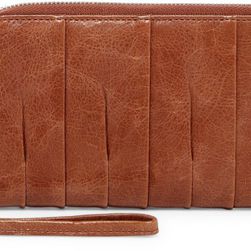 Hobo Amoret Leather Wristlet RUSSET