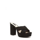 Incaltaminte Femei Forever21 Faux Suede Platform Sandals Black