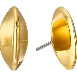 Bijuterii Femei LAUREN Ralph Lauren Luxe Links Small Knife Edge Stud Earrings Gold
