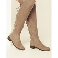 Incaltaminte Femei Forever21 Faux Suede Knee-High Boots Tan