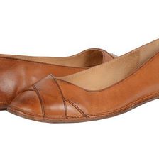 Incaltaminte Femei Frye Ember Cross Ballet Brown Smooth Vintage Leather