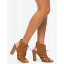 Incaltaminte Femei CheapChic Stash-20v Livin On The Edge Bootie Cognac