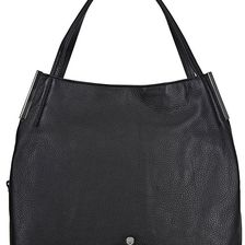 Vince Camuto Tina Triple Compartment Leather Tote - Black N/A