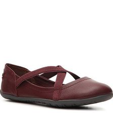 Incaltaminte Femei NoSoX Prima Leather Sport Flat Burgundy