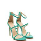 Incaltaminte Femei CheapChic Three To One Faux Suede Strappy Heels Seagreen