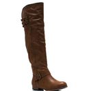 Incaltaminte Femei CheapChic Walk Tall Buckled Boots Cognac