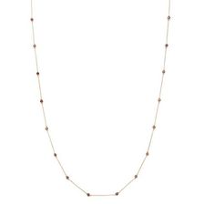 Bijuterii Femei Forever21 Beaded Chain Necklace Goldpurple
