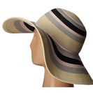 Accesorii Femei Ivanka Trump Bold Stripe Floppy Hat Egret