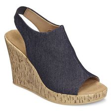 Incaltaminte Femei Aerosoles World Traveler Wedge Sandal Blue