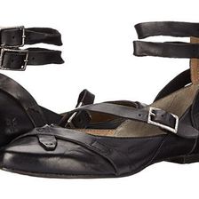 Incaltaminte Femei Frye Olive Strappy Black Smooth Vintage Leather