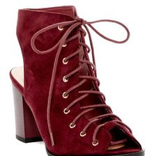 Incaltaminte Femei Top Guy Palm Lace-Up Cutout Bootie WINE