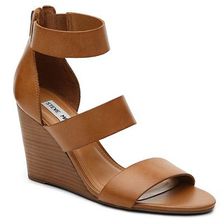 Incaltaminte Femei Steve Madden Kadenn Wedge Sandal Cognac