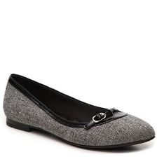 Incaltaminte Femei Kelly Katie Ellie Flat BlackWhite Fabric