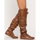 Incaltaminte Femei CheapChic Lets Brunch Boots Cognac