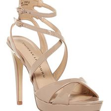 Incaltaminte Femei Chinese Laundry Highlight Strappy Platform Pump NUDE PATENT