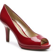 Incaltaminte Femei Bandolino B-Flexible Supermodel Patent Platform Pump Red