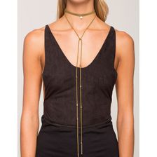 Bijuterii Femei CheapChic Wrap Me Up Wrap Choker Olive