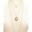 Bijuterii Femei Forever21 Filigree Layered Necklace Goldpeach