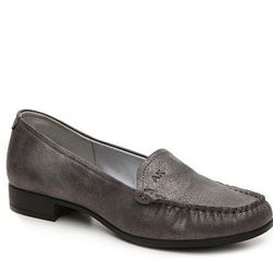 Incaltaminte Femei AK Anne Klein Vama Metallic Loafer Pewter Metallic