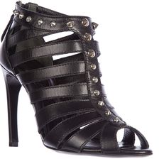 Alexander McQueen Heel Sandals Bond Stund Black