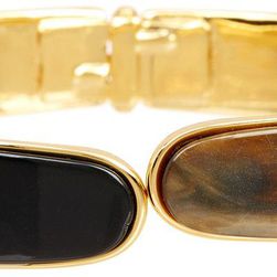 Trina Turk Enamel Hinge Cuff GOLD PL-MD MULTI