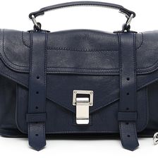 Proenza Schouler Lux Leather Ps1 Tiny Bag BLU