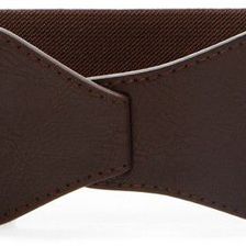 Steve Madden Braided Tabbed Stretch Belt BROWN