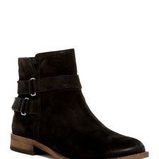 Incaltaminte Femei Franco Sarto Kacey Leather Ankle Boot BLACK
