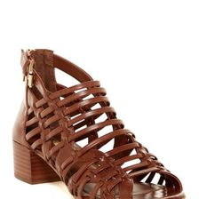 Incaltaminte Femei BCBGeneration Ralston Strappy Heeled Sandal CARAMEL 01