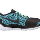 Incaltaminte Femei Nike Free 50 Print Blue LagoonGreen GlowWhiteBlack