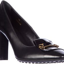 TOD'S Pumps High Heel Rubber T90 Spilla Black